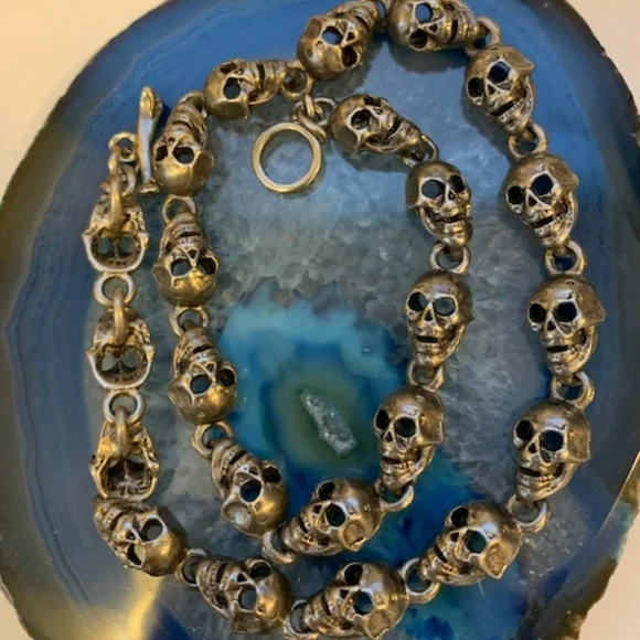 Vintage Amigaz skull Necklace Unisex!!!(Mens listing) - Picture 4 of 5